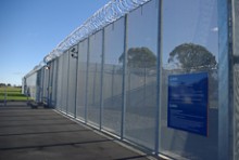 A prison fence