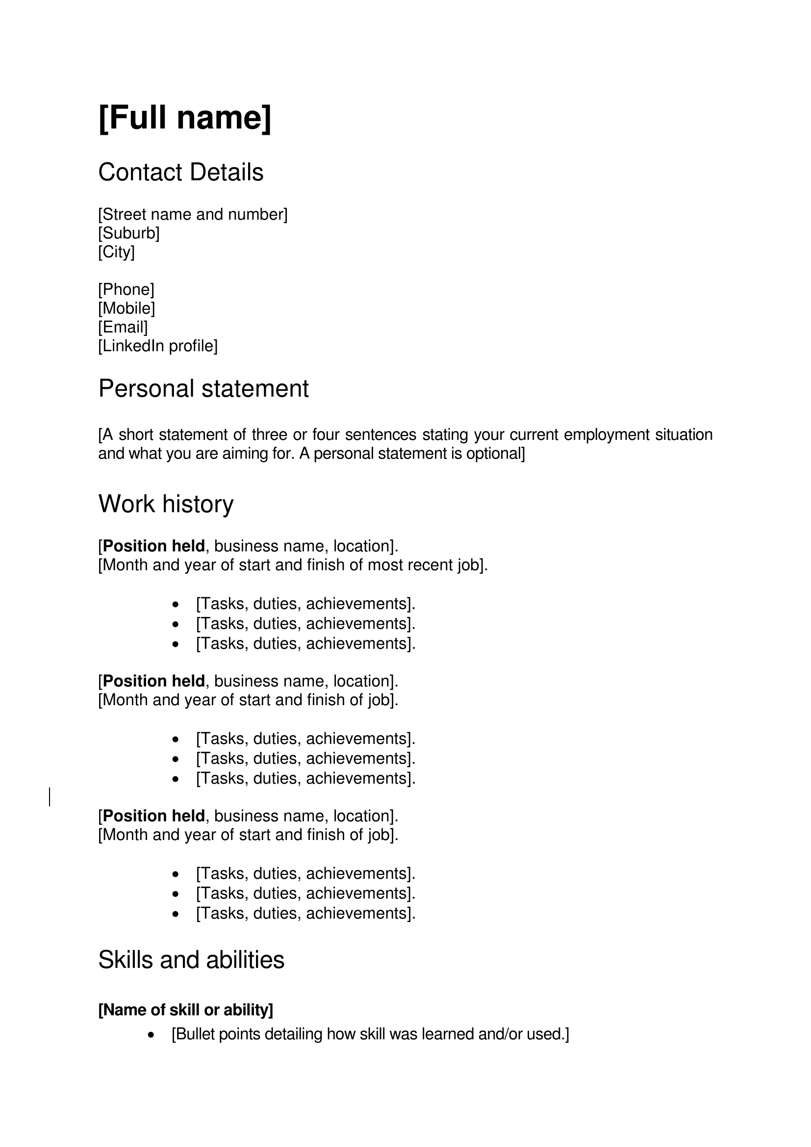 Cover letter cv help