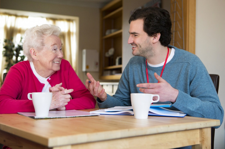 A caregiver
