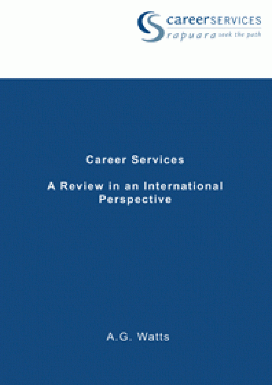 Cover of the Report Career Services - A review in an international perspective