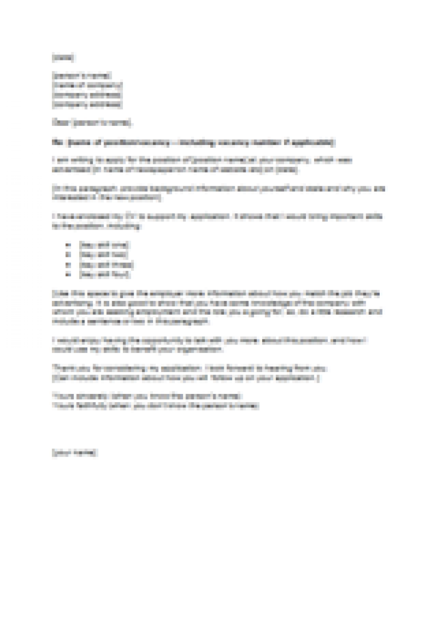 Sample cover letter for visa application australia